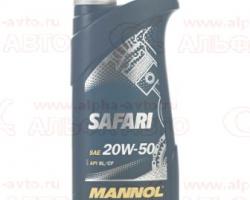 Масло MANNOL SAFARI 20W-50 1л минеральное