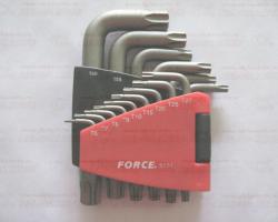 Набор угловых ключей Forse Т6-Т60 15пр.