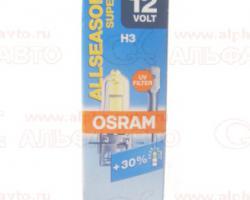 Лампа A12 H3 55Вт OSRAM