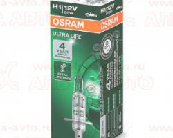 Лампа A12 H1 55Вт OSRAM