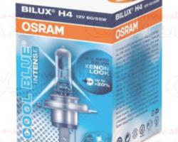 Лампа A12 H4 60/55 OSRAM (COOL BLUE)
