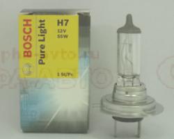 Лампа A12 H7 55Вт BOSCH +90%