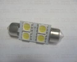 Светодиод 12В Т11х36/38-W/4SMD5050