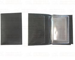 Бумажник водителя БВЛ-3 кожа черный