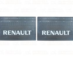 Брызговик 35x52 Renault объемный текст